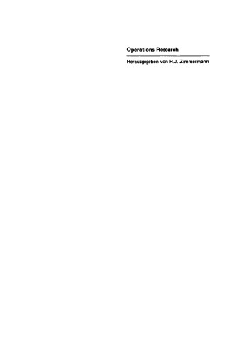 Methoden des Operations Research: Eine Einführung in Fallstudien
