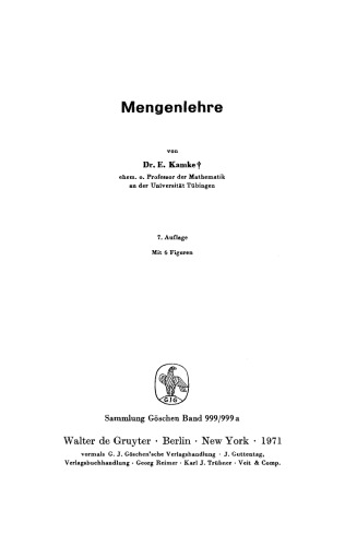 Mengenlehre