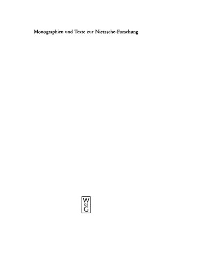 Nietzsche and Buddhism: Prolegomenon to a Comparative Study