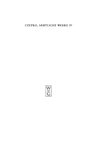 Sämtliche Werke: Band 4 Prosa-Schriften I