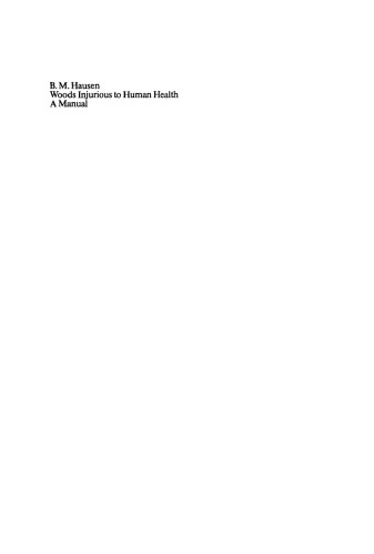 Woods Injurious to Human Health: A Manual