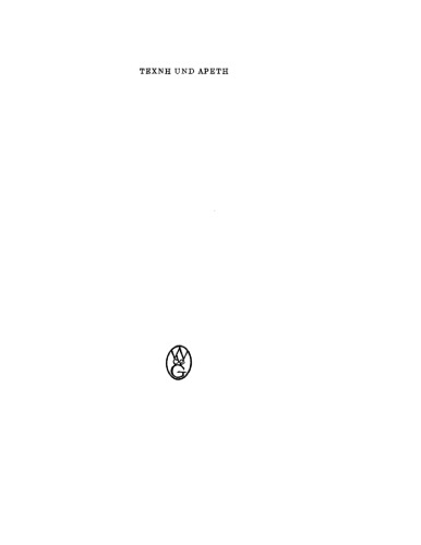 TEXNH und APETH: Sophistisches und Platonisches Tugendwissen