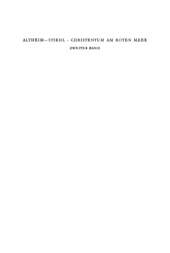 Christentum am Roten Meer: Band 2