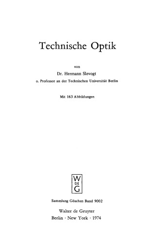Technische Optik