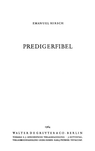 Predigerfibel