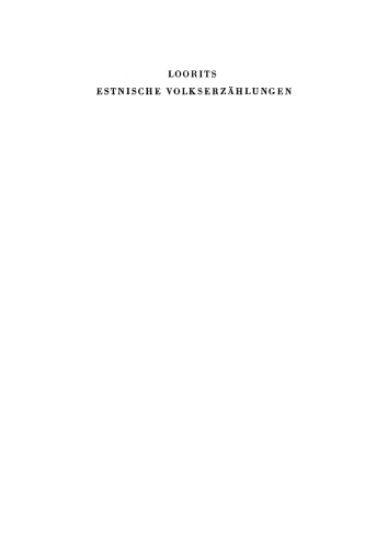 Estnische Volkserzählungen