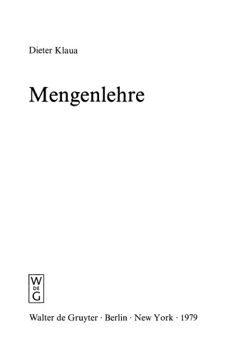 Mengenlehre