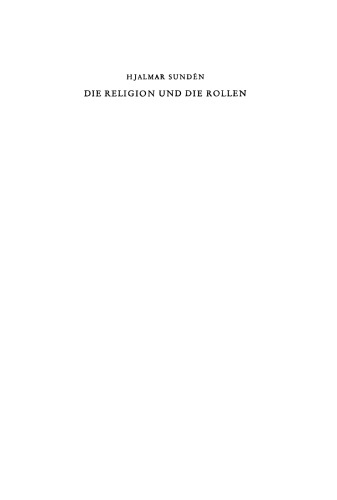 Die Religion und die Rollen: Eine psychologische Untersuchung der Frömmigkeit