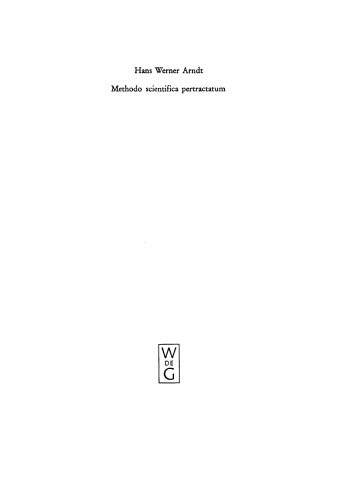 Methodo scientifica pertractatum: Mos geometricus und Kalkülbegriff in der philosophischen Theorienbildung des 17. und 18. Jahrhunderts
