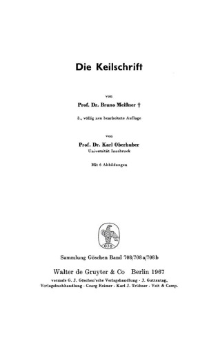 Die Keilschrift