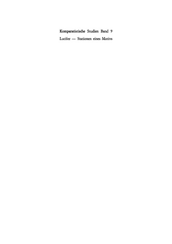 Lucifer: Stationen eines Motivs