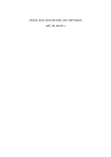 Handschriftlicher Nachlass: Band III 1763–1768