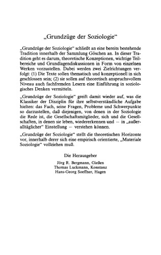 Theorie des sozialen Handelns