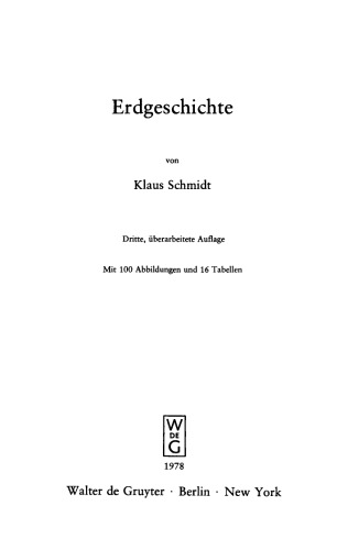 Erdgeschichte