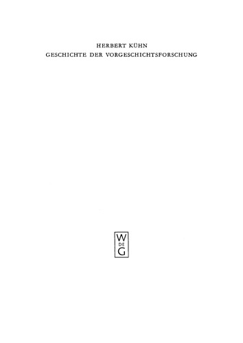Geschichte der Vorgeschichtsforschung