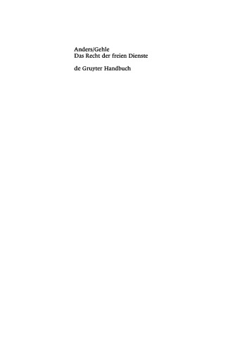 Das Recht der freien Dienste: Vertrag und Haftung. Arzt-, Geschäftsleiter-, Rechtsanwalts- und Steuerberatervertrag sowie rd. 100 weitere Dienstverträge in systematischer Darstellung