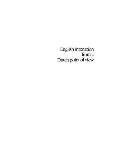 English Intonation from a Dutch Point of View