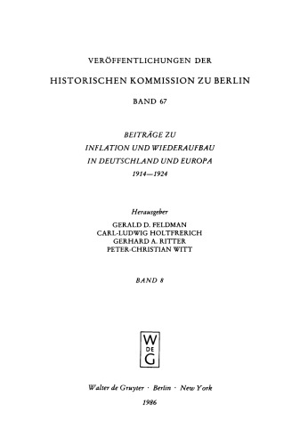 Die Anpassung an die Inflation / The Adaptation to Inflation