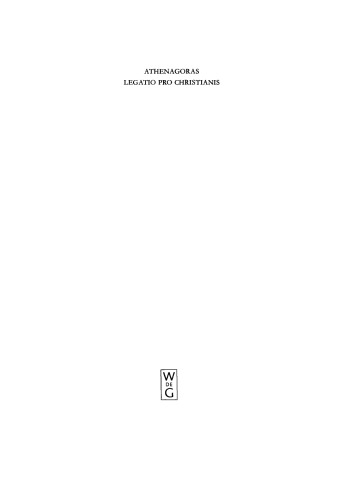 Legatio Pro Christianis