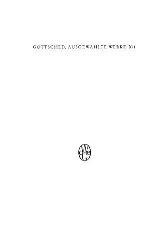 Ausgewählte Werke: Teil 1 Kleinere Schriften. Erster Teil