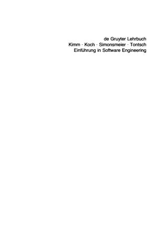Einführung in Software Engineering