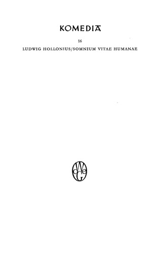 Somnium Vitae Humanae: Drama