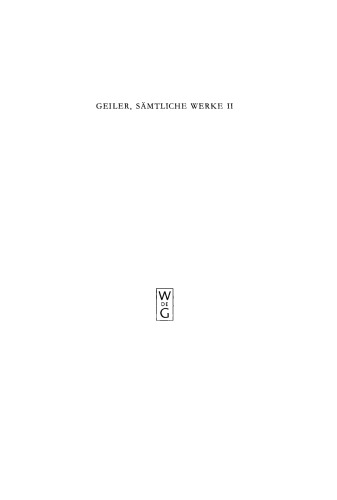 Sämtliche Werke: Band 2 Die deutschen Schriften