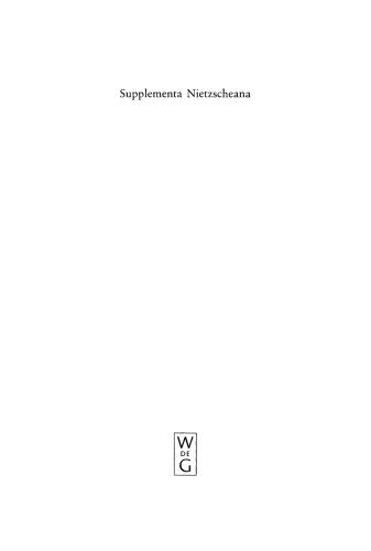 Zur Geschichte des Nietzsche-Archivs: Elisabeth Förster-Nietzsche, Fritz Kögel, Rudolf Steiner, Gustav Naumann, Josef Hofmiller. Chronik, Studien und Dokumente