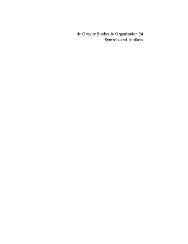 Symbols and Artifacts: Views of the Corporate Landscape