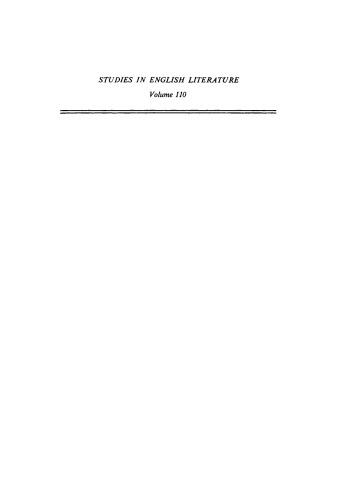 Craftmanship in Context: The Development of Ben Jonson's Poetry