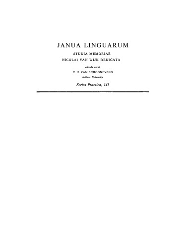 The Syntax of the Simple Sentence in Proto-Germanic