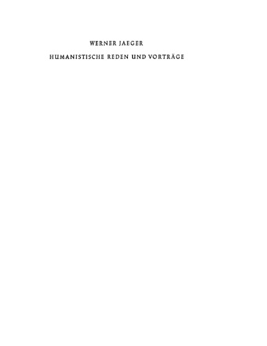 Humanistische Reden und Vorträge