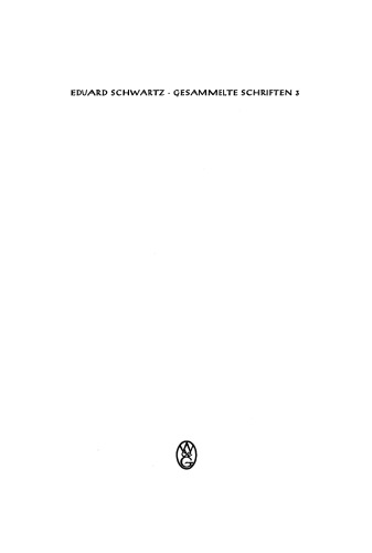 Gesammelte Schriften: Band 3 Zur Geschichte des Athanasius