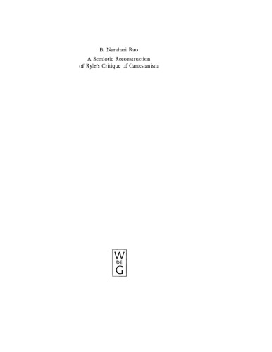 A Semiotic Reconstruction of Ryle's Critique of Cartesianism