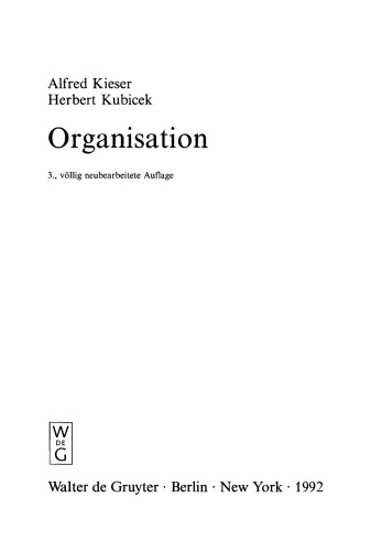 Organisation