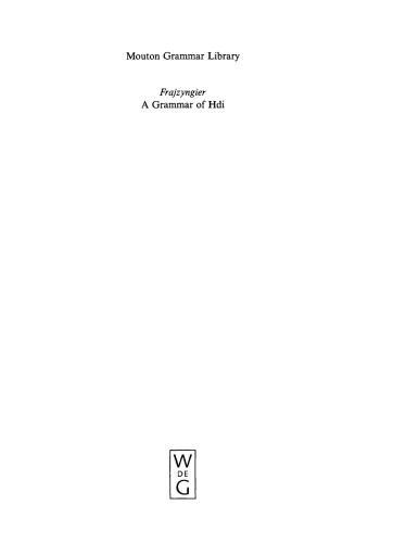 A Grammar of Hdi