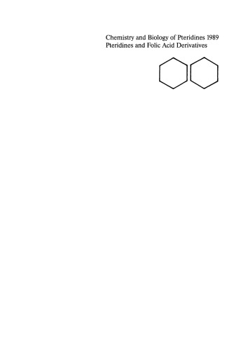 Chemistry and Biology of Pteridines: 9 Zurich, Switzerland, September 3–8, 1989