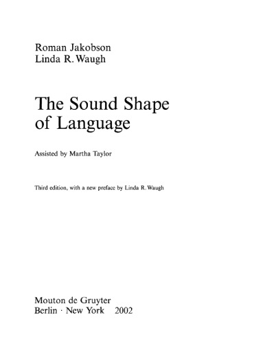 The Sound Shape of Language