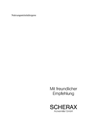 Nahrungsmittelallergene: Charakteristika und Wirkungsweisen