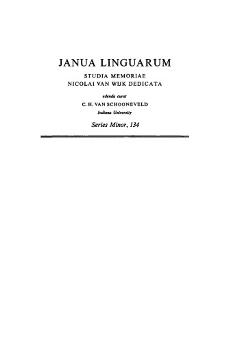 Roman Jakobson: A Bibliography of his Writings