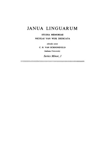 Fundamentals of Language