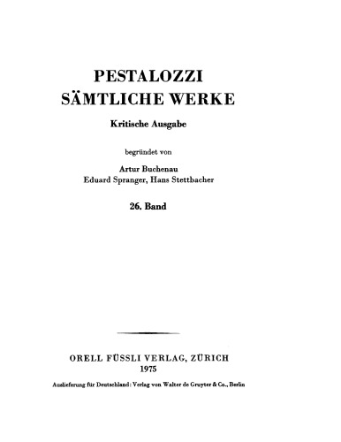 Sämtliche Werke. Kritische Ausgabe: Band 26 Schriften von 1818–1820