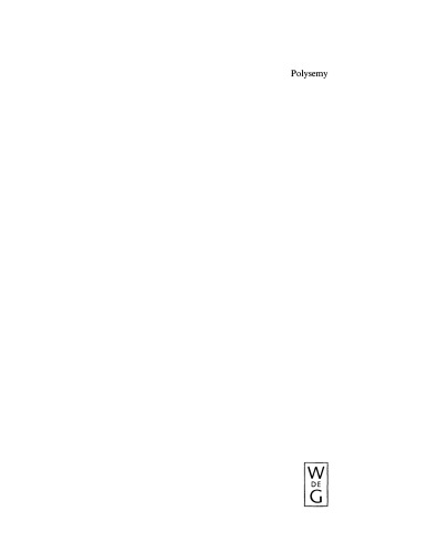 Polysemy: Flexible Patterns of Meaning in Mind and Language