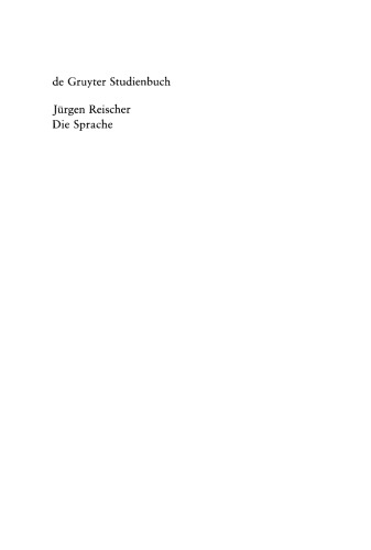 Die Sprache: Ein Phänomen und seine Erforschung