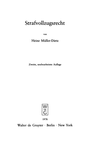 Strafvollzugsrecht