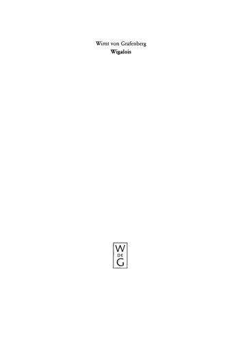 Wigalois: Text der Ausgabe von J. M. N. Kapteyn
