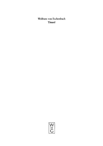 Titurel: [Text - Übersetzung - Stellenkommentar]