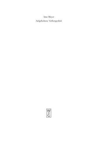 Aufgehobene Verborgenheit: Gotteslehre als Weg zum Gottesdienst