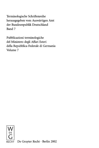 Italienische Mediensprache / Glossario del linguaggio dei mass media: Handbuch. Italiano - tedesco