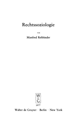 Rechtssoziologie